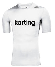 Adidas Techfit Kart SS Top - White