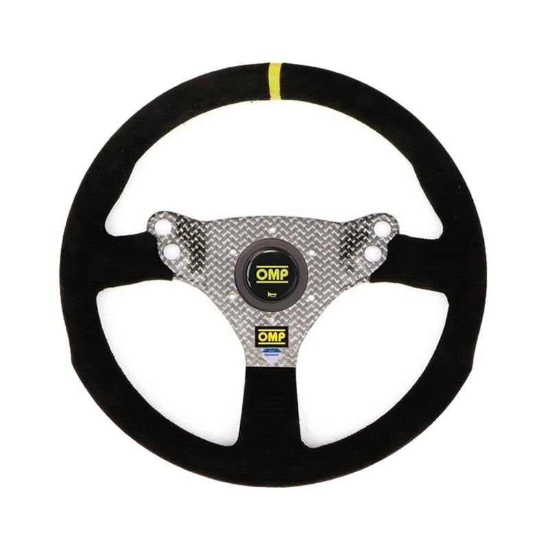 OMP 320 HYBRID S FLAT STEERING WHEEL BLACK (Old Part Number OD/2048/N)