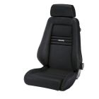 Recaro Specialist M Seat -Driver/Passenger Side, Black Avus Bolster, Black Avus Insert, White Logo, 3 Point Belt