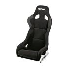 Recaro Profi XL Seat - Velour Black Bolster, Velour Black Insert, White Logo, 3/4/5/6 Point Belt