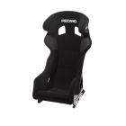 Recaro Pro Racer Hans SPA Seat - Velour Black Bolster, Velour Black Insert, White Logo, 4/5/6 Point Belt
