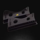 OMP COUPLE OF SEAT BRACKETS WITH LATERAL ATTACHMENTS STEEL THICK 3 MM BLACK (Old Part Number HC/731E)