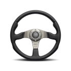MOMO RACE STEERING WHEEL - LEATHER / AIR LEATHER INSERT - 320MM or 350MM